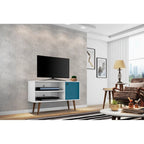 Mid Century Modern Liberty Storage Media Cabinet Console