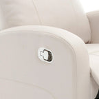 Faux Leather Swivel Rocking Recliner - Single Seater