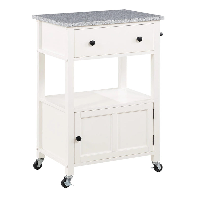 Fairfax Kitchen Cart with Granite Top