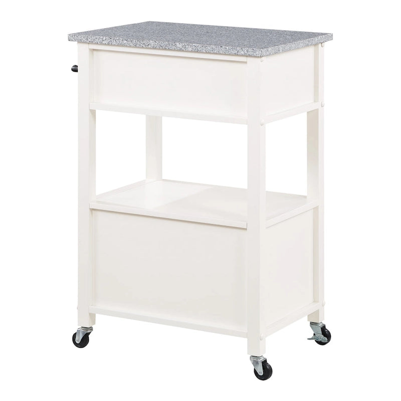 Fairfax Kitchen Cart with Granite Top