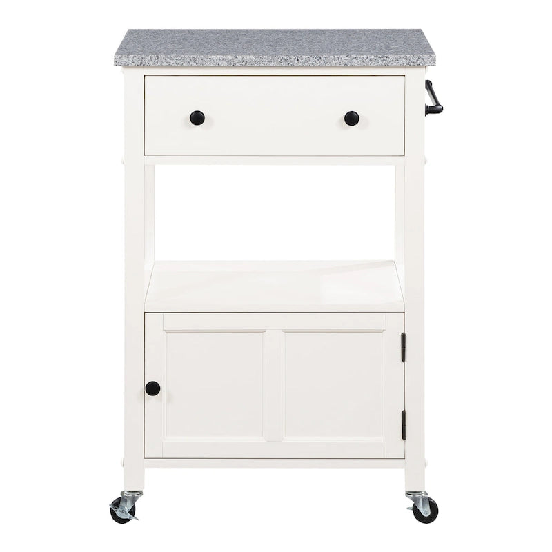 Fairfax Kitchen Cart with Granite Top