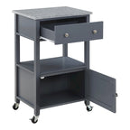 Fairfax Kitchen Cart with Granite Top