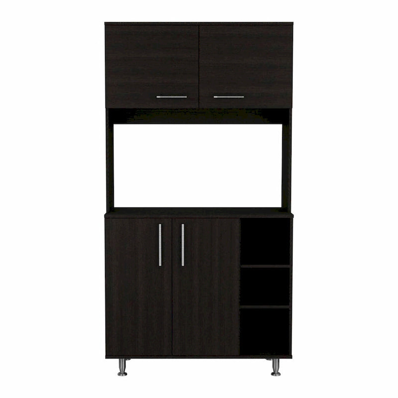 Colorado Pantry Cabinet with Three Open Shelves - N/A
