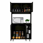 Colorado Pantry Cabinet with Three Open Shelves - N/A