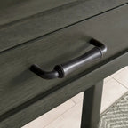 Smoke Gray Console Hall Stand with Drawer