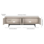 Abington Rectangular TV Stand for TV's up to 75 - 69.5 Wide