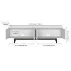 Abington Rectangular TV Stand for TV's up to 75 - 69.5 Wide
