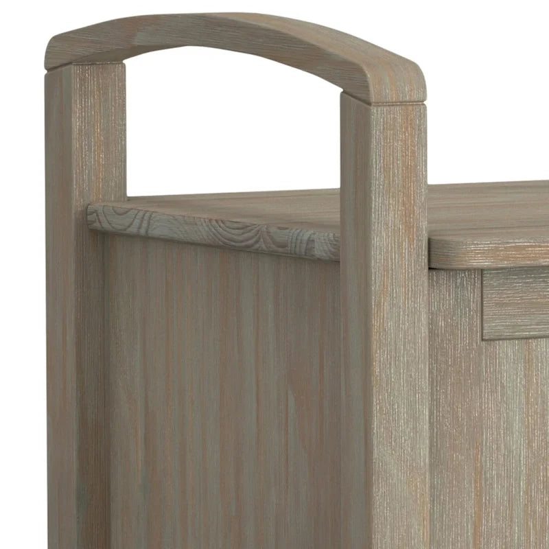 WYNDENHALL Norfolk Solid Wood 44-inch Wide Entryway Storage Bench - 44 Inches wide