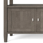 WYNDENHALL Norfolk Solid Wood 44-inch Wide Entryway Storage Bench - 44 Inches wide