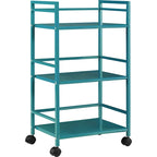 Emerald 3 Shelf Metal Rolling Utility Cart