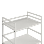 Emerald 3 Shelf Metal Rolling Utility Cart