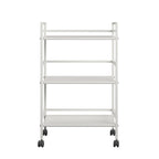 Emerald 3 Shelf Metal Rolling Utility Cart