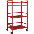Emerald 3 Shelf Metal Rolling Utility Cart