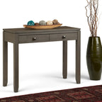 WYNDENHALL Essex SOLID WOOD 38 inch Wide Contemporary Console Sofa Table - 38 Inches wide