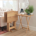 Gerard 4-piece Plank-style Tray Tables