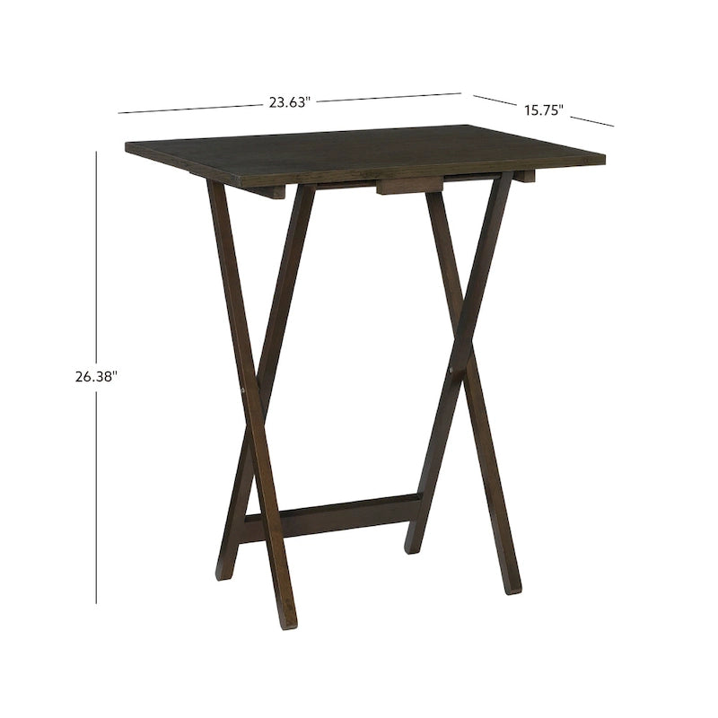 Gerard 4-piece Plank-style Tray Tables