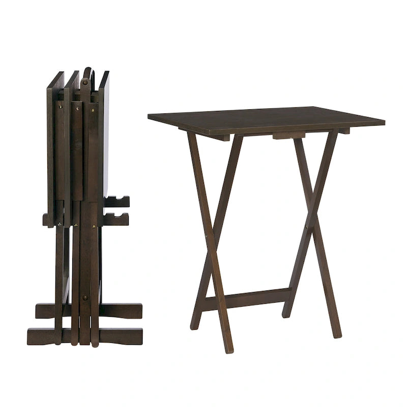 Gerard 4-piece Plank-style Tray Tables