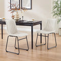 Art Leon Faux Leather Dining Chair (Set of 2)