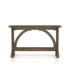 Rustic Oak 47-inch Console Table with Trestle Base
