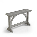 Rustic Oak 47-inch Console Table with Trestle Base