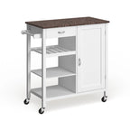 Ringsby Wooden 3-shelf Kitchen Cart