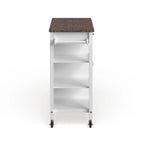 Ringsby Wooden 3-shelf Kitchen Cart