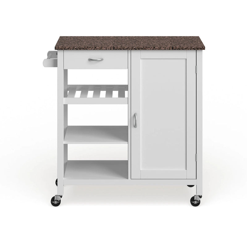 Ringsby Wooden 3-shelf Kitchen Cart
