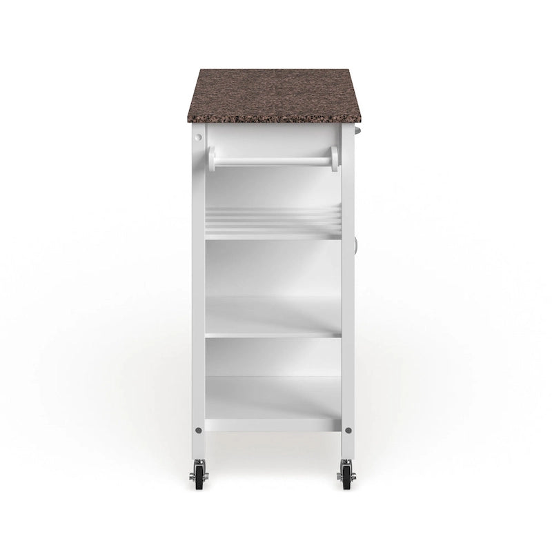 Ringsby Wooden 3-shelf Kitchen Cart