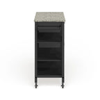 Ringsby Wooden 3-shelf Kitchen Cart