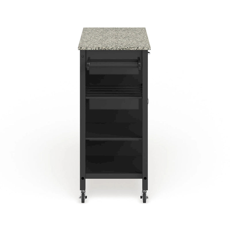 Ringsby Wooden 3-shelf Kitchen Cart