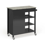 Ringsby Wooden 3-shelf Kitchen Cart