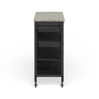 Ringsby Wooden 3-shelf Kitchen Cart