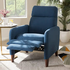 Mid-century Fabric Recliner by Baxton Studio