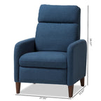 Mid-century Fabric Recliner by Baxton Studio