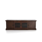 Rustic 68-inch Multifunctional Storage TV Console - Espresso/Walnut - Fits up to 66" TVs