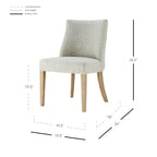 New Paris Fabric Chair, (Set of 2)