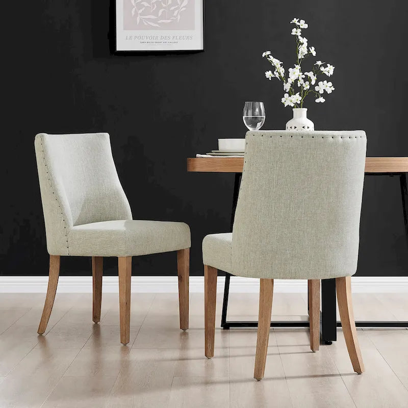 New Paris Fabric Chair, (Set of 2)