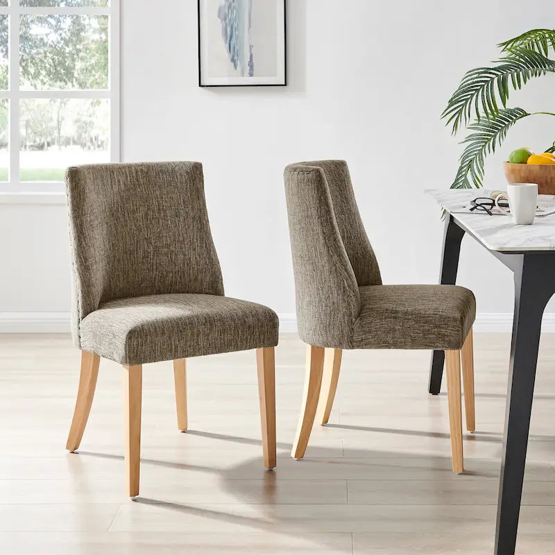 New Paris Fabric Chair, (Set of 2)