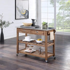 Firebranch Wire-brush Kitchen Cart
