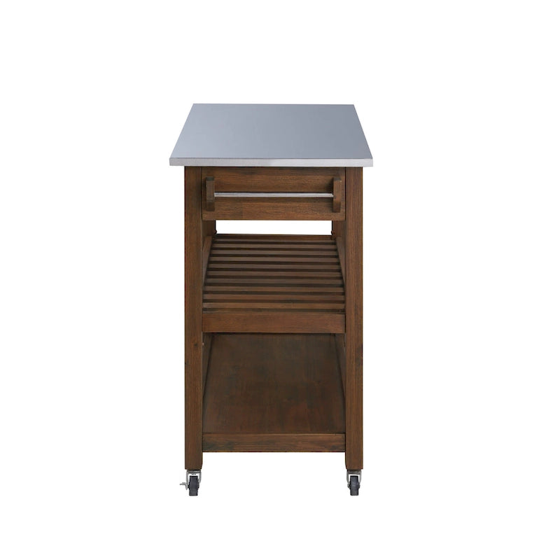 Firebranch Wire-brush Kitchen Cart