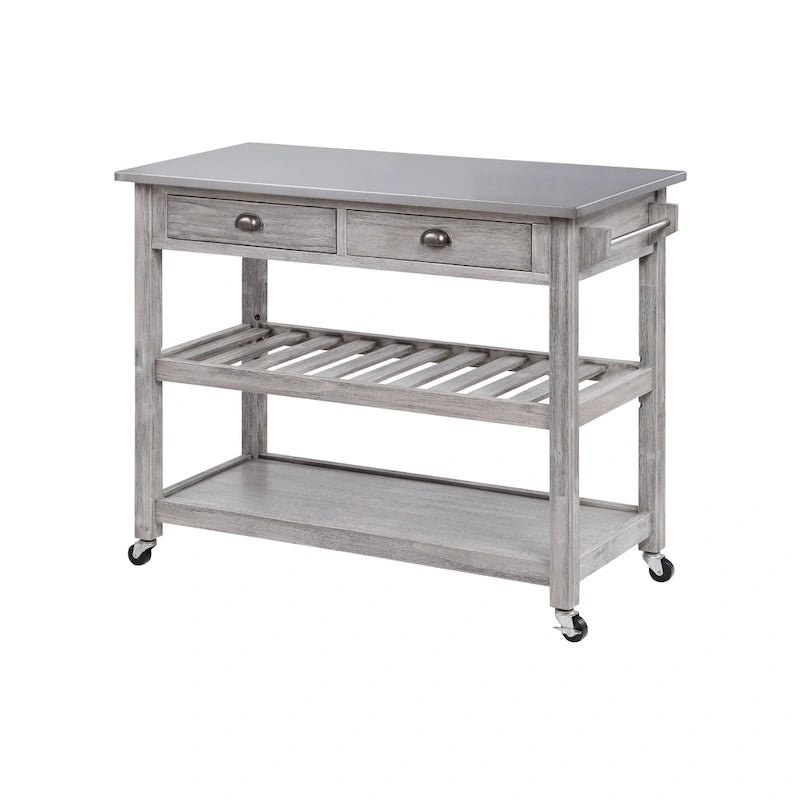 Firebranch Wire-brush Kitchen Cart