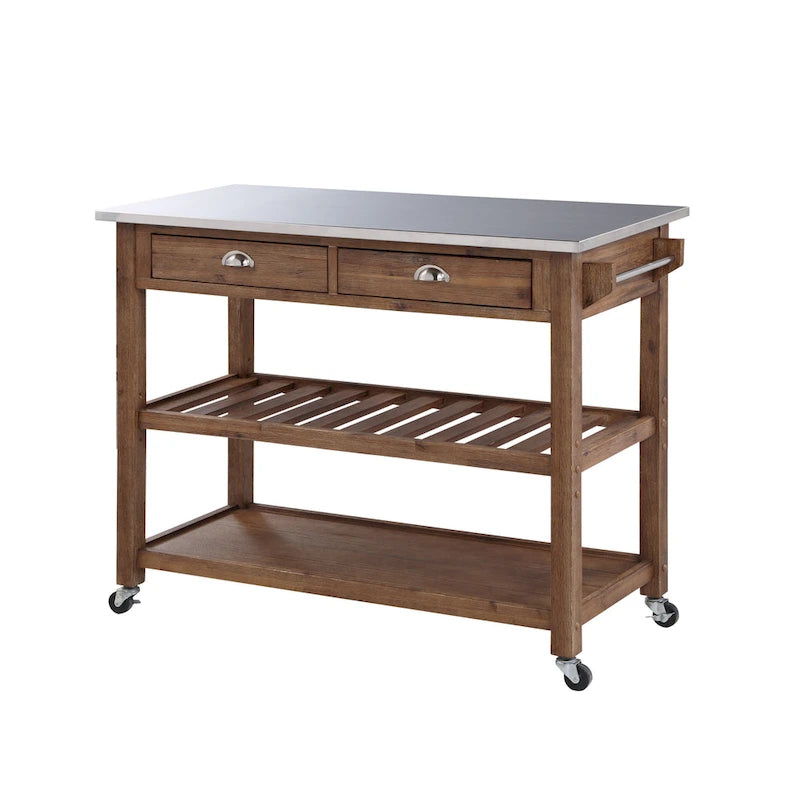 Firebranch Wire-brush Kitchen Cart