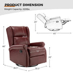 Baksoho Contemporary Faux Leather Swivel Nursery Chair with Metal Base by HULALA HOME