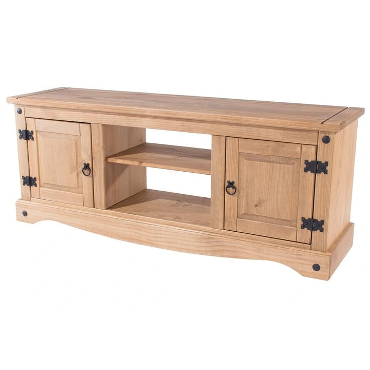 Wood TV Entertainment Stand Corona Collection
