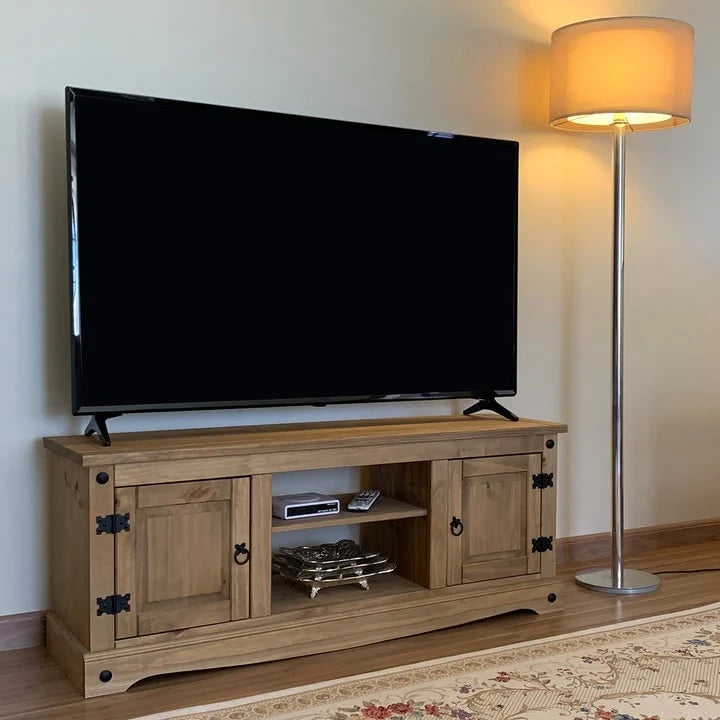 Wood TV Entertainment Stand Corona Collection