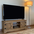 Wood TV Entertainment Stand Corona Collection