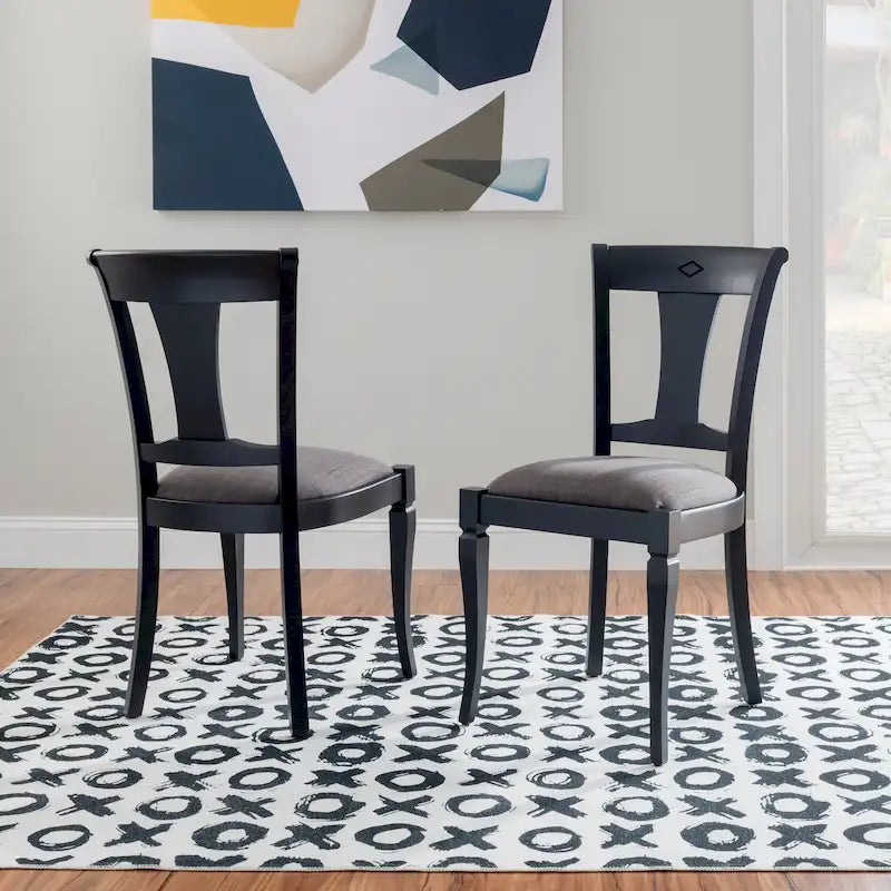 Keery Solid Wood Side Dining Chair (Set of 2)