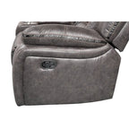 Roundhill Furniture Elkton Manual Motion Recliner, Dark Chestnut