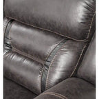 Roundhill Furniture Elkton Manual Motion Recliner, Dark Chestnut