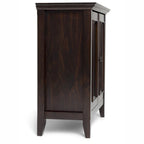 WYNDENHALL Halifax Solid Wood Transitional Low Storage Cabinet - 32w x 14d x 31 h